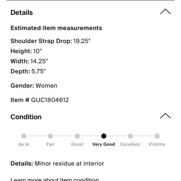 Gucci White and Gold Chevron Shoulder Bag - Picture 14 of 14